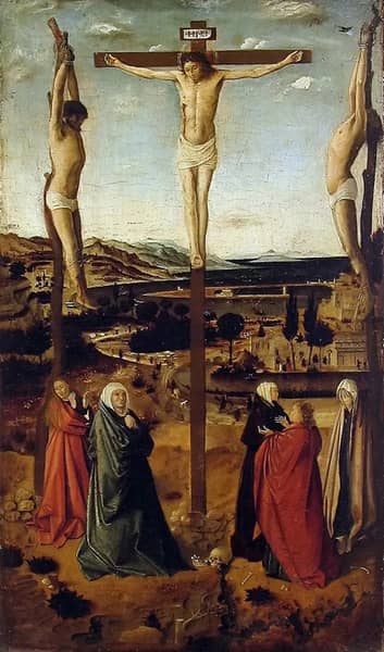 Crucifixion of Sibiu by Antonello da Messina | Oil Painting Reproduction