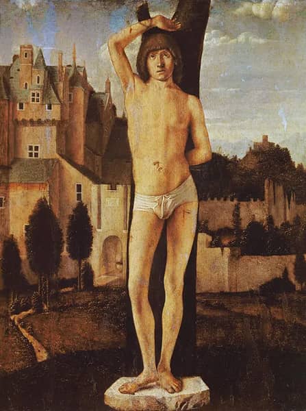 Saint Sebastian by Antonello da Messina | Oil Painting Reproduction