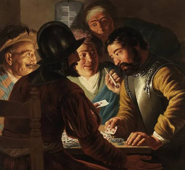 Card Players by Jan Lievens | Oil Painting Reproduction