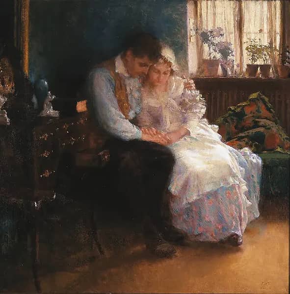 Thou Ring Upon Thy Finger c1895 | Oil Painting Reproduction