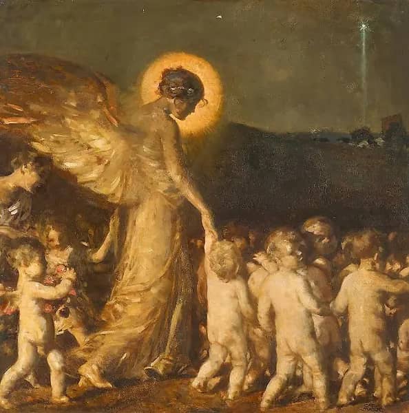 The Way to Bethlehem 1900 by Carl von Marr | Oil Painting Reproduction