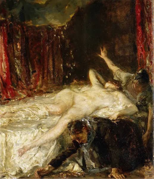 Payment of Zeus by Carl von Marr | Oil Painting Reproduction