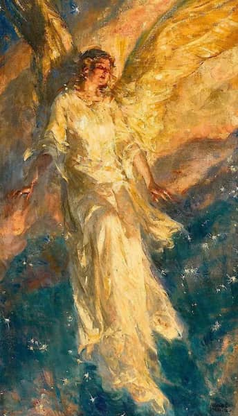 Angel by Carl von Marr | Oil Painting Reproduction