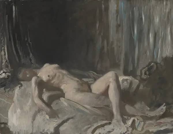 Study of a Female Nude by William Orpen | Oil Painting Reproduction