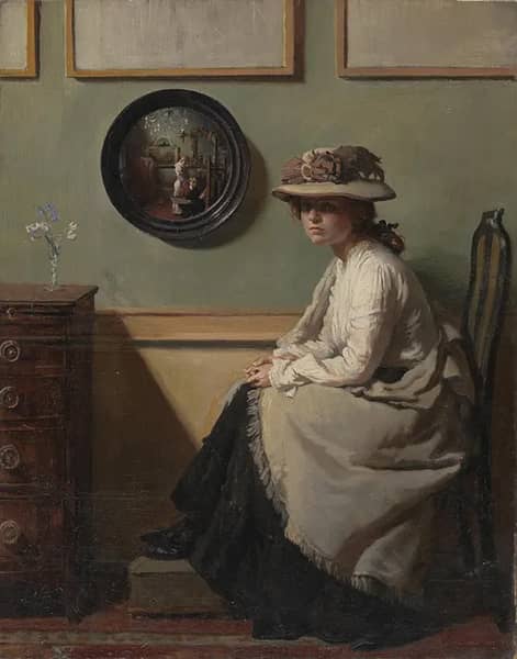 The Mirror by William Orpen | Oil Painting Reproduction