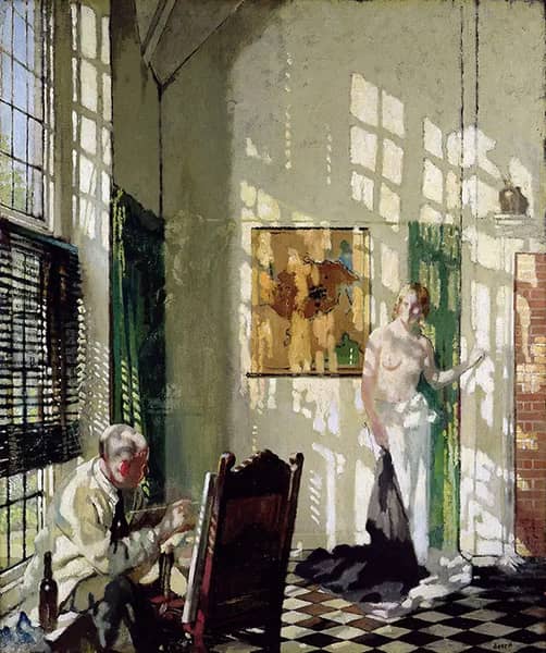 The Studio by William Orpen | Oil Painting Reproduction