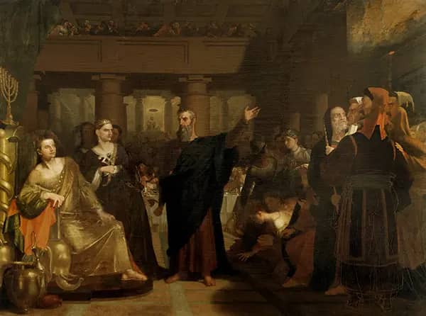 Belshazzar's Feast by Washington Allston | Oil Painting Reproduction