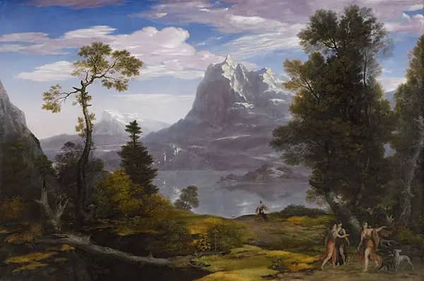 Diana in the Chase by Washington Allston | Oil Painting Reproduction