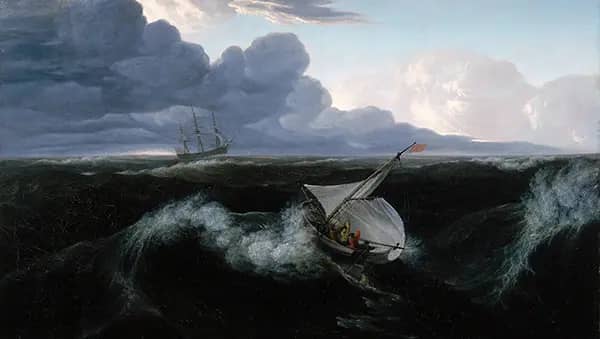 Rising of a Thunderstorm at Sea | Oil Painting Reproduction