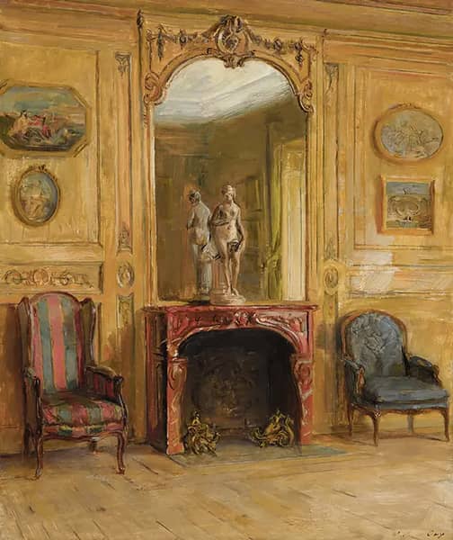 An Elegant Interior by Walter Gay | Oil Painting Reproduction