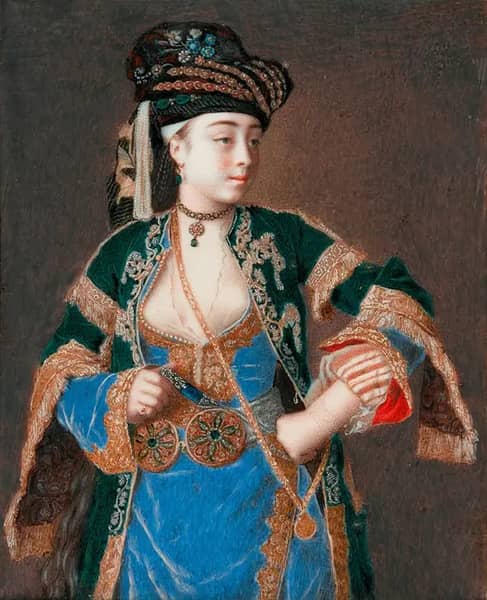 Laura Tarsi a Grecian Lady | Oil Painting Reproduction