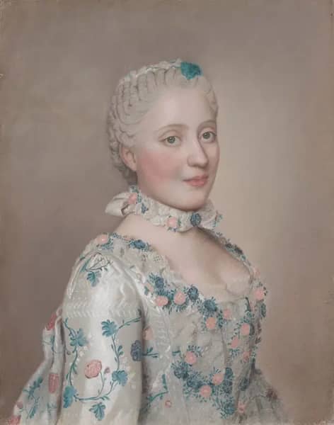 Maria Josepha of Saxony Dauphine of France | Oil Painting Reproduction