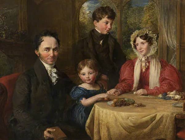 A Garrett and Family 1830 by John Linnell | Oil Painting Reproduction