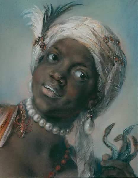 Africa by Rosalba Carriera | Oil Painting Reproduction