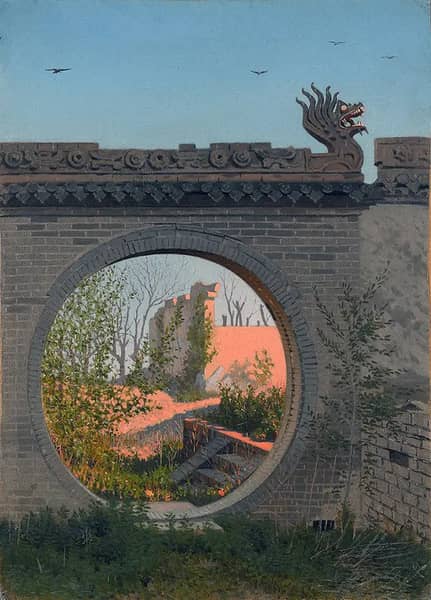 A Garden Gate in Chuguchak 1869 | Oil Painting Reproduction