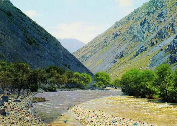 Barskaun Passage by Vasily Vereshchagin | Oil Painting Reproduction