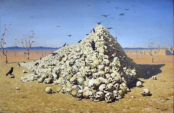 The Apotheosis of War by Vasily Vereshchagin | Oil Painting Reproduction