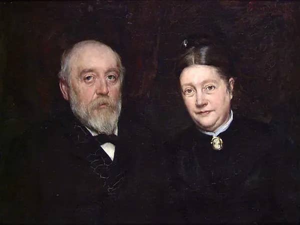 Portrait of the Artist's Parents | Oil Painting Reproduction