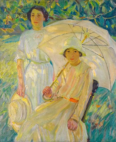 White Sunshade 2 by Helen Galloway McNicoll | Oil Painting Reproduction