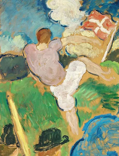 A Football Player International Match | Oil Painting Reproduction