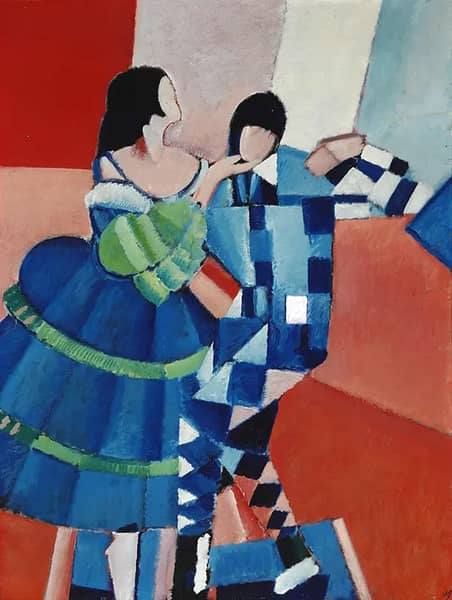 Dancer and Dancer by Harald Giersing | Oil Painting Reproduction