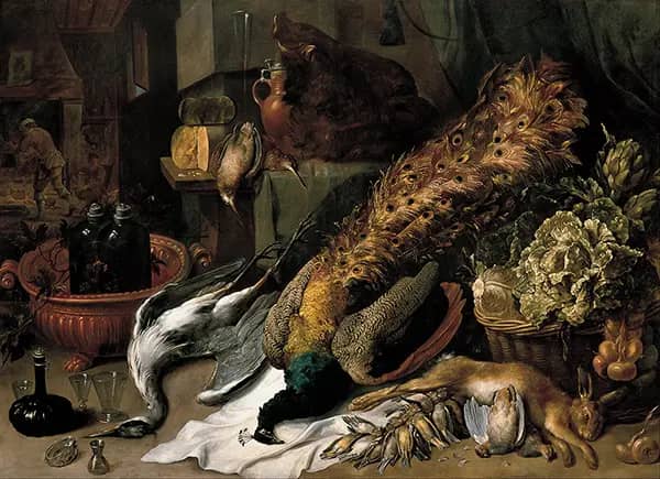 Still Life with a Wine Cooler by Frans Snyders | Oil Painting Reproduction