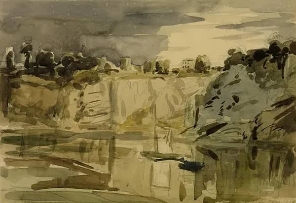 Chepstow 1905 by Philip Wilson Steer | Oil Painting Reproduction