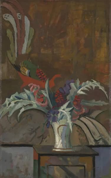 Still Life Flowers 1912 by Roger Fry | Oil Painting Reproduction