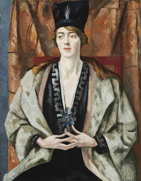 Portrait of Viola Christies by Roger Fry | Oil Painting Reproduction