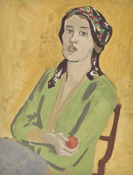 Portrait of Vanessa Bell 1911 by Roger Fry | Oil Painting Reproduction