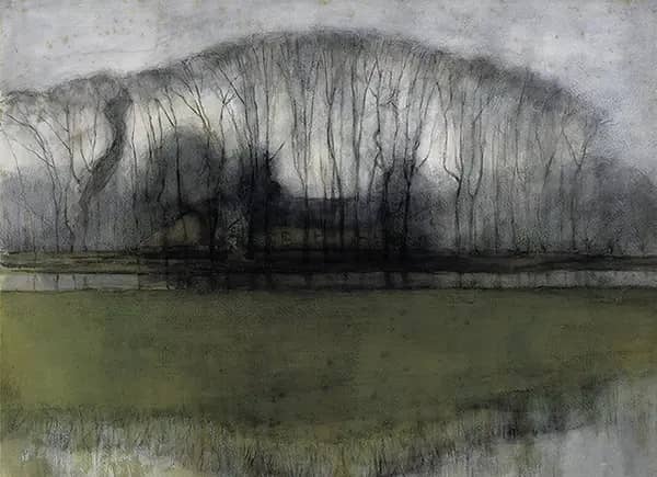 Farm near the Water 1906 by Piet Mondrian | Oil Painting Reproduction