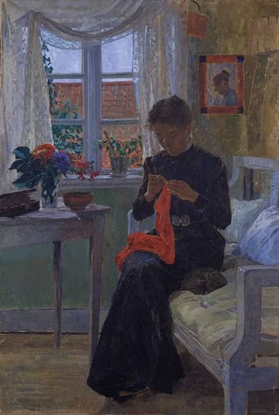 Interior Bohusian by Carl Wilhelmson | Oil Painting Reproduction