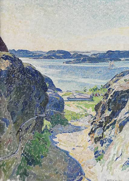 Brunnsvagen Fiskebackskil by Carl Wilhelmson | Oil Painting Reproduction