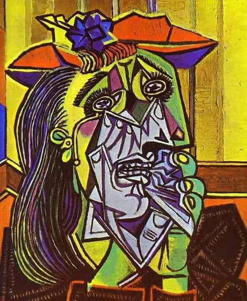 Weeping Woman 1937-2 by Pablo Picasso | Oil Painting Reproduction