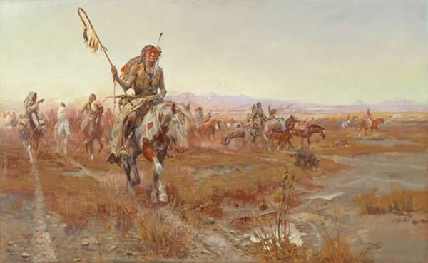 The Medicine Man by Charles M Russell | Oil Painting Reproduction