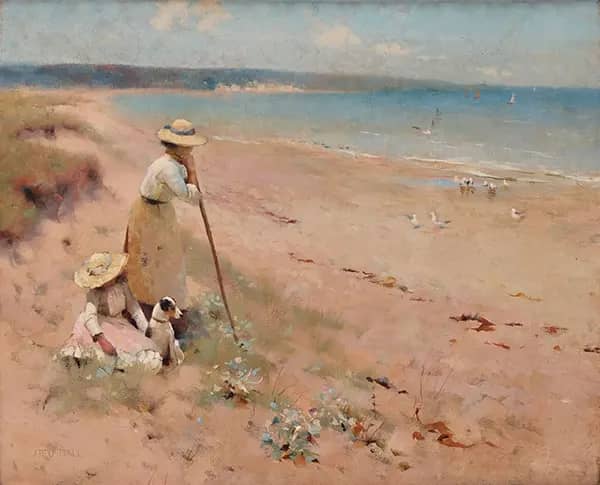 Summer's Haze by Frederick Hall | Oil Painting Reproduction