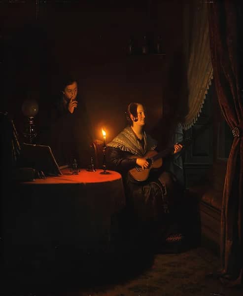 A Private Concert by Petrus van Schendel | Oil Painting Reproduction