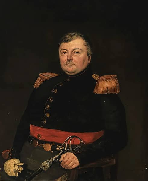 Portrait of a Seated Military Officer 1829 | Oil Painting Reproduction