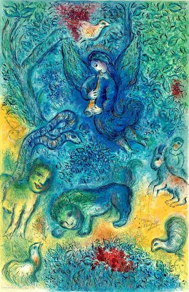 The Magic Flute by Marc Chagall | Oil Painting Reproduction