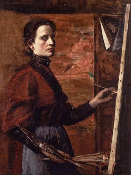 Self Portrait by Elizabeth Nourse | Oil Painting Reproduction