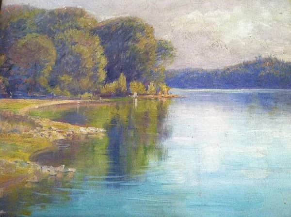 Tranquil Pond by Elizabeth Rockefeller Strong | Oil Painting Reproduction
