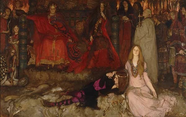 The Play Scene in Hamlet 1897 | Oil Painting Reproduction