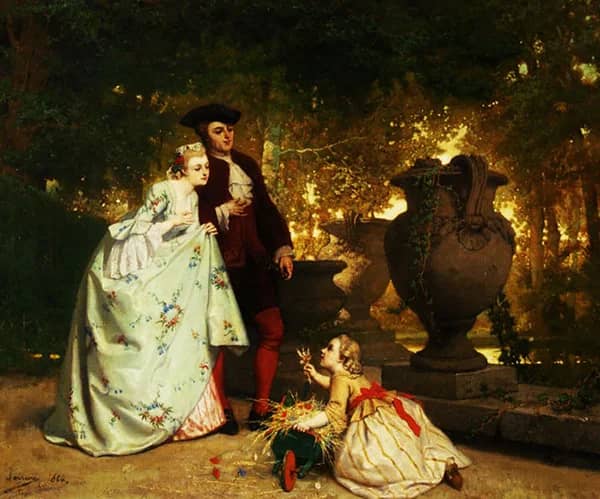 The Little Flower Seller 1864 | Oil Painting Reproduction