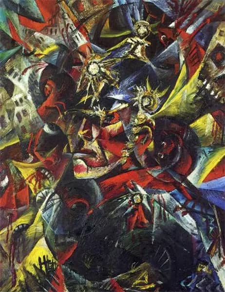 Self Portrait as Mars by Otto Dix | Oil Painting Reproduction