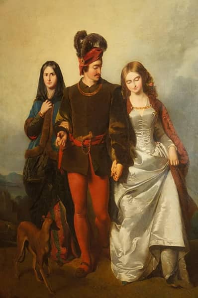 The Rival by Amos Cassioli | Oil Painting Reproduction