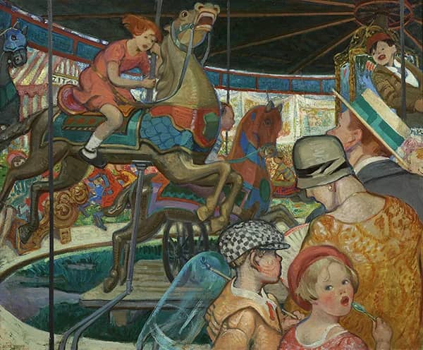 Merry Go Round by Alice Beard | Oil Painting Reproduction