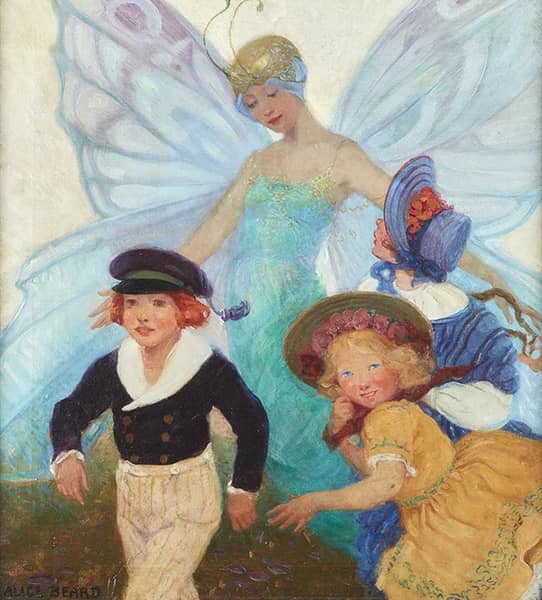 Through Fairy Halls Signed by Alice Beard | Oil Painting Reproduction