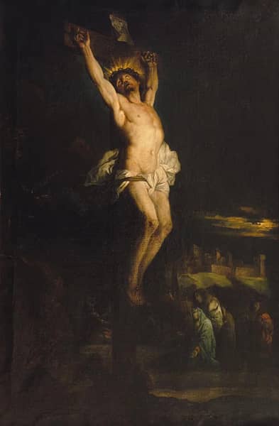 Christ Atoning on the Cross 1965 | Oil Painting Reproduction