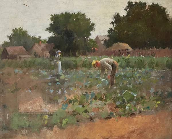 Cabbage Patch 1894 by Paul Cornoyer | Oil Painting Reproduction