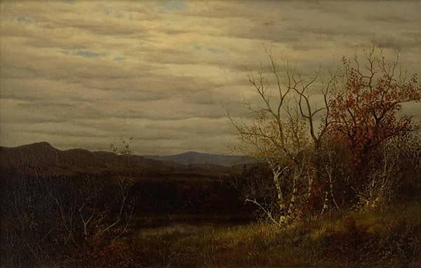Autumnal Scene 1860 by Homer Dodge Martin | Oil Painting Reproduction